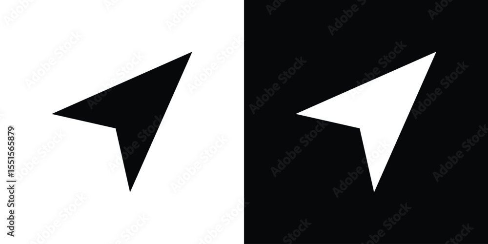 Aufkleber navigation icon. design for website and mobile apps.