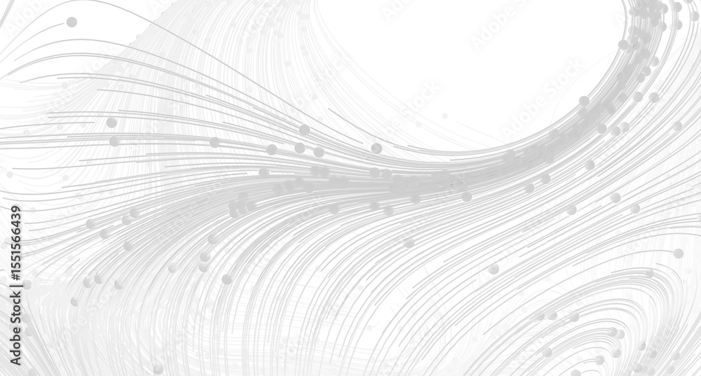 Aufkleber modern abstract background with gray lines and dots. perfect for website banners, presentations, and