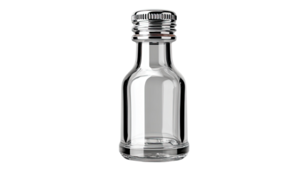 Miniature Glass Bottle: A captivating glass bottle is presented, inviting the viewer to imagine the possibilities held within.