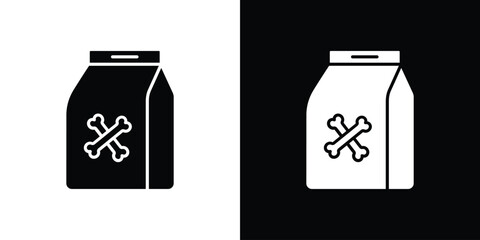 Pet food bag icon vector, Symbol, logo illustrations