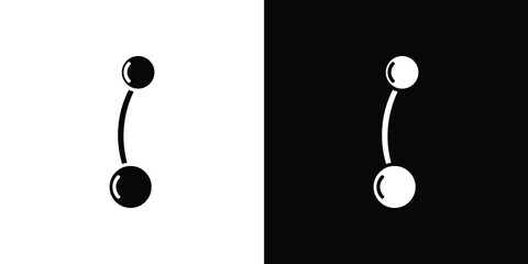 Piercing icon. Design for website and mobile apps.