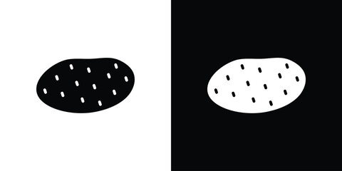 Potato icon vector, Symbol, logo illustrations