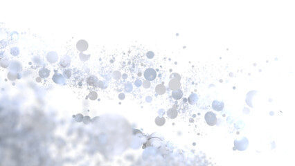 High-resolution stock photo of abstract white bubbles on a white background. Perfect for website banners, presentations, and more.