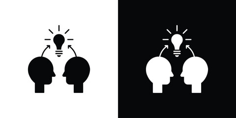 Share thoughts icon. Design for website and mobile apps.