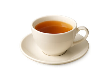 Cup of tea isolated on transparent background