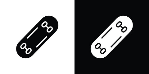 Skateboard icon vector, Symbol, logo illustrations
