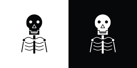 Skeleton icon vector, Symbol, logo illustrations