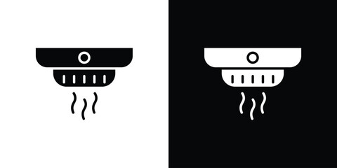 Smoke detector icon vector, Symbol, logo illustrations