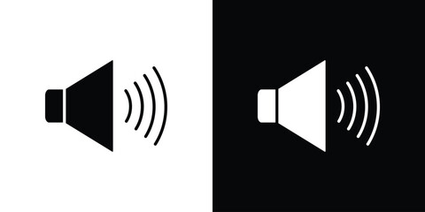 Speaker icon vector, Symbol, logo illustrations