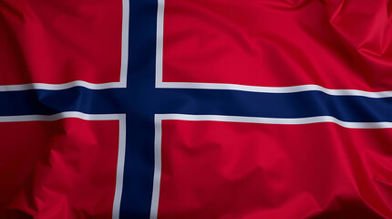 Fototapeta premium Norway Flag – Nordic Cross National Flag of the Kingdom of Norway