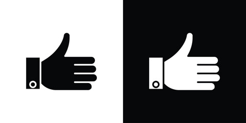 Thumb up icon. Design for website and mobile apps.