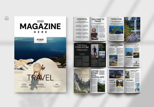 Travel Magazine Template