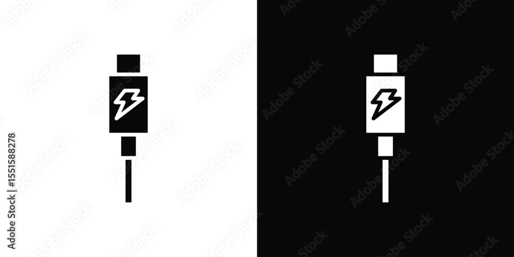 Aufkleber usb type c icon. design for website and mobile apps.