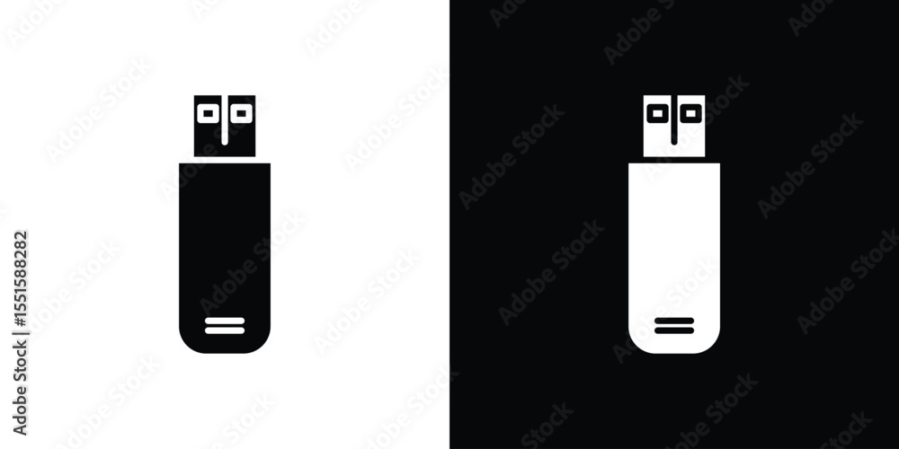Poster usb pendrive icon. design for website and mobile apps.