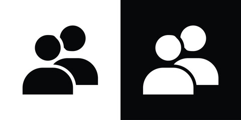 Users icon. Design for website and mobile apps.