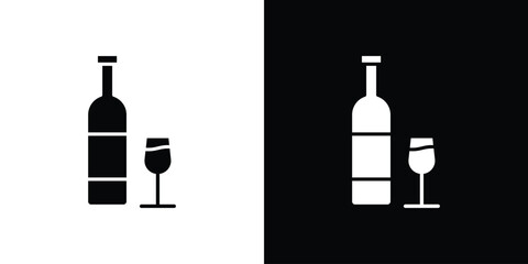 Vodka icon. Design for website and mobile apps.