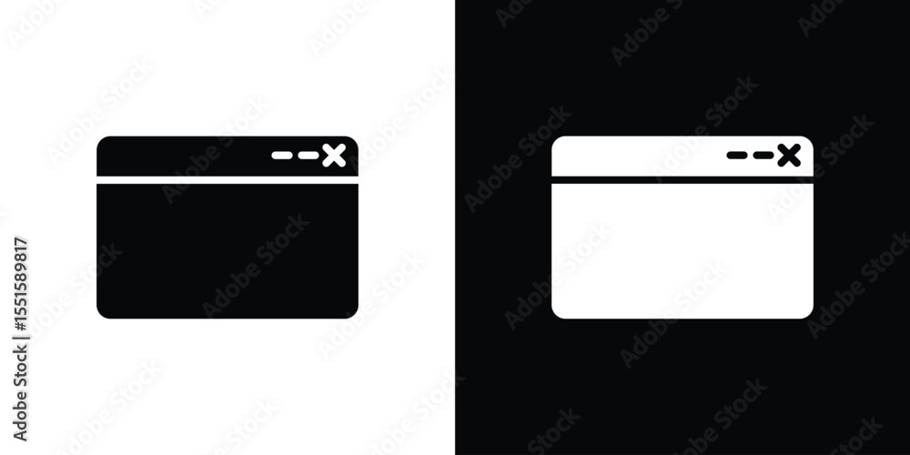 Poster window icon. design for website and mobile apps.