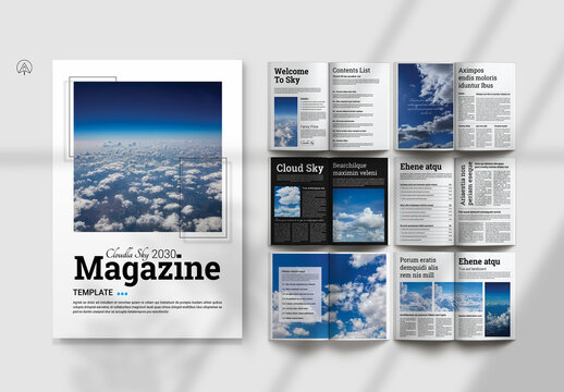 Sky Magazine Template
