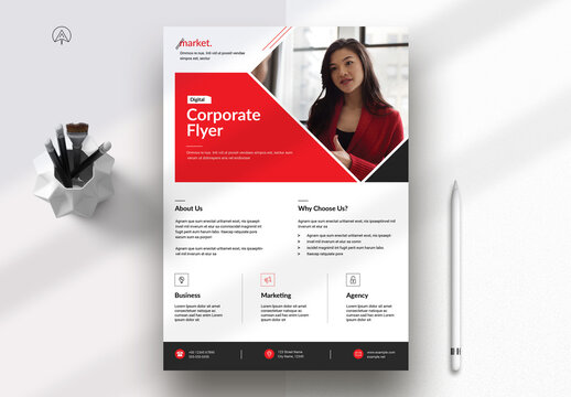 Digital Corporate Flyer Template