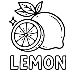 Fresh organic lemon and lime citrus fruit vector illustration