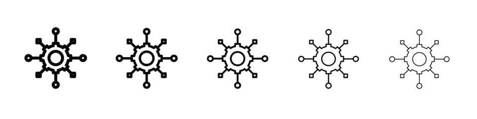 Algorithm icon vector, Symbol, logo illustrations