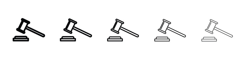 Auction icon vector, Symbol, logo illustrations