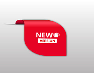 New Version red flat sale business web banner for website banner design