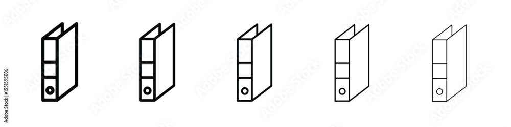Poster Binder icon. Design for website and mobile apps.