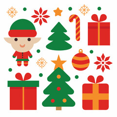 christmas tree and gifts