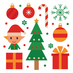 christmas tree and gifts