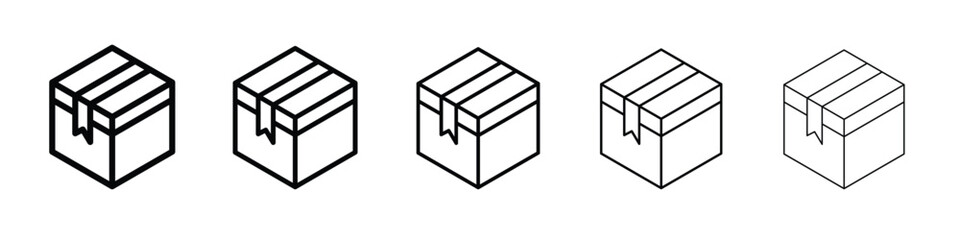 Boxes icon vector, Symbol, logo illustrations