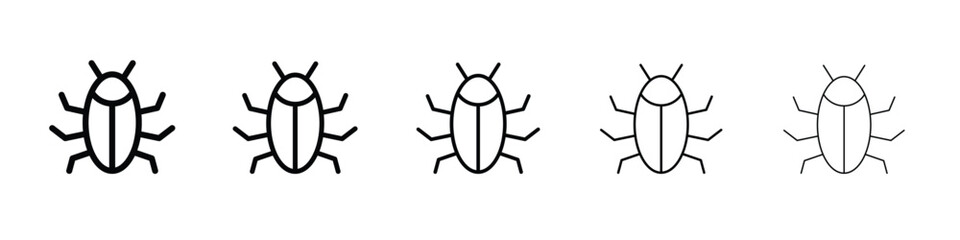 Bugs icon vector, Symbol, logo illustrations