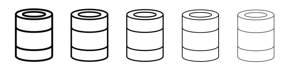 Can food icon vector, Symbol, logo illustrations