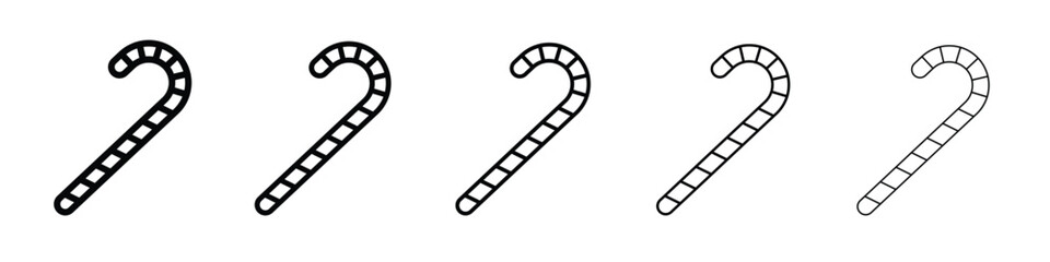 Candy Cane icon. Design for website and mobile apps.