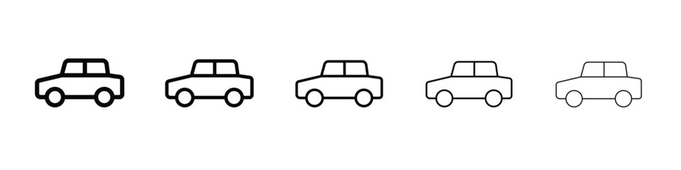 Car icon vector, Symbol, logo illustrations