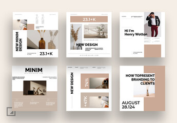 Interior Social Media Layout