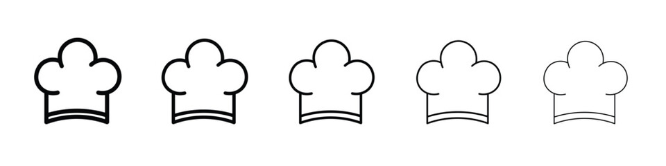 Chef hat icon vector, Symbol, logo illustrations