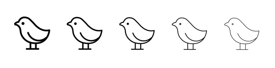 Chick icon vector, Symbol, logo illustrations