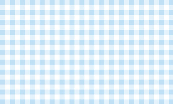 Light blue gingham checkered seamless pattern with soft pastel tones. Perfect for textile design, backgrounds, packaging, and crafting projects with a clean and minimal aesthetic.