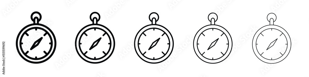 Poster compass icon. design for website and mobile apps.
