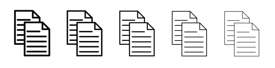 Copy icon vector, Symbol, logo illustrations