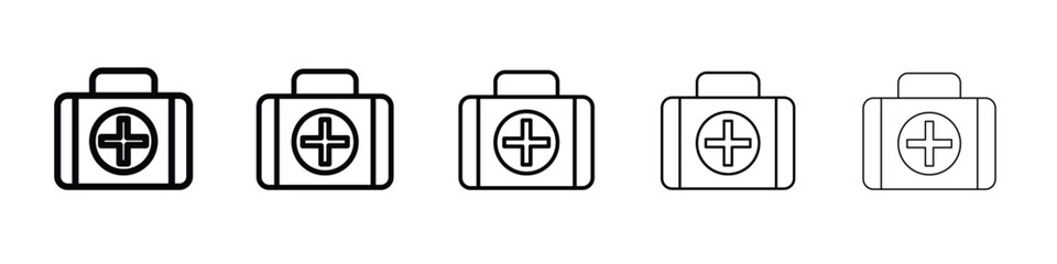 Doctor bag icon vector, Symbol, logo illustrations