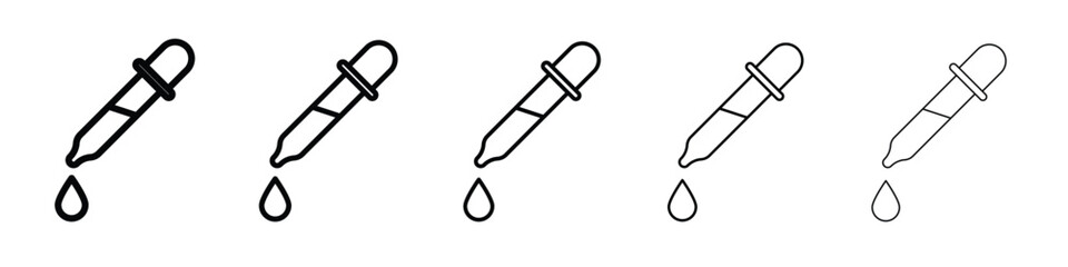 Dropper pipette icon vector, Symbol, logo illustrations