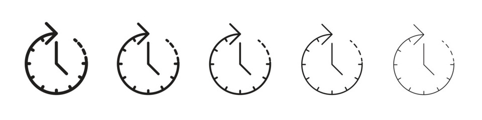 Duration icon vector, Symbol, logo illustrations