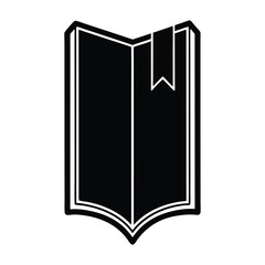 open book isolated on white