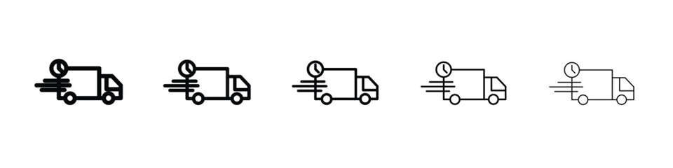 Express delivery icon vector, Symbol, logo illustrations