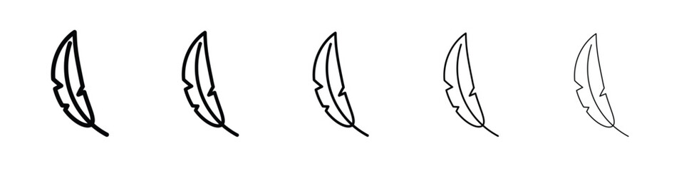 Feather icon. Design for website and mobile apps.