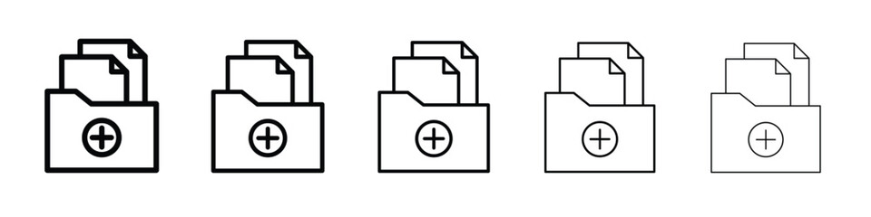 Fototapeta premium File medical icon vector, Symbol, logo illustrations