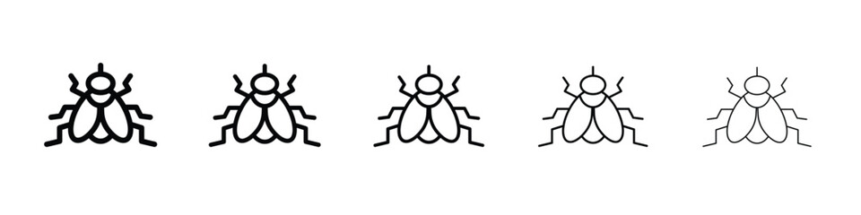 Fly insect icon vector, Symbol, logo illustrations