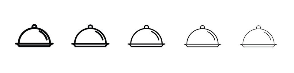 Food tray icon. Design for website and mobile apps.